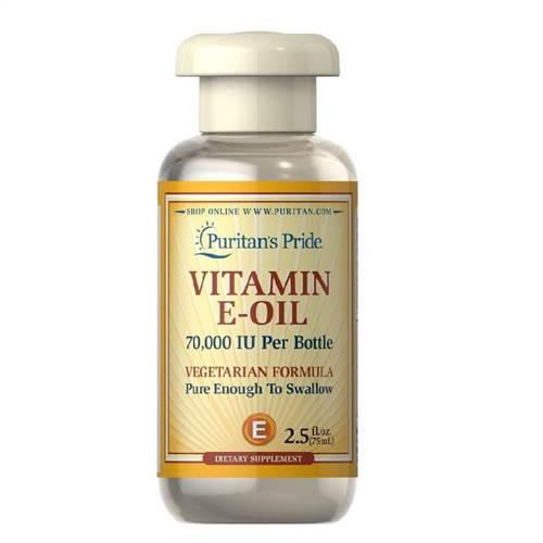 Vitamin E-Oil Puritan's Pride Tinh Khiết 70.000IU 75ml của Mỹ