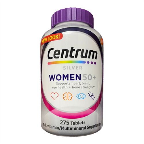 Centrum silver ultra women's 50+ 275viên - Vitamin dành cho nữ trên 50 tuổi - date 6/2023