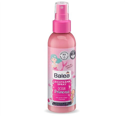 Xịt dưỡng tóc chống rối Balea Ocean Princess cho bé gái từ 1 tuổi của Đức ( chai xịt 150ml)