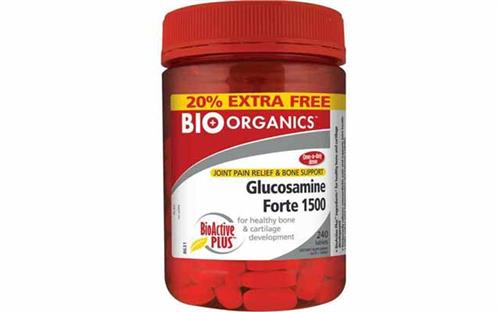 Bio-Organics Glucosamine Forte 1500mg hộp 240 viên - Viên uống bổ xương khớp của Úc