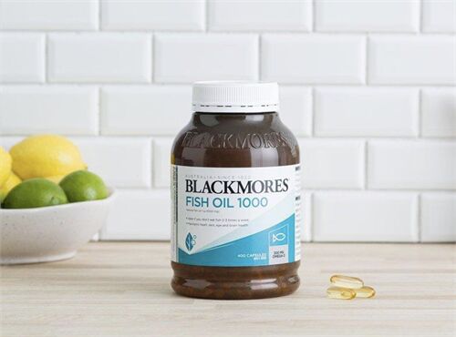 Fish Oil 1000 BlackMores Natural Source Of Omega 3 Úc hộp 400 viên 