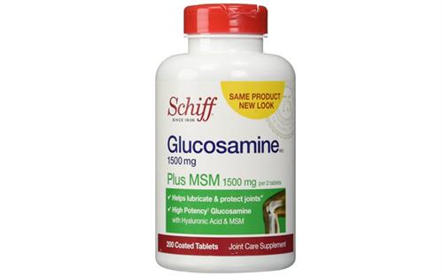 Schiff ® Glucosamine 1500mg plus MSM + Joint Fluid hộp 200 viên của Mỹ