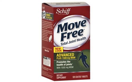 Schiff® Move Free ®Advanced plus 1500 mg MSM 120 viên