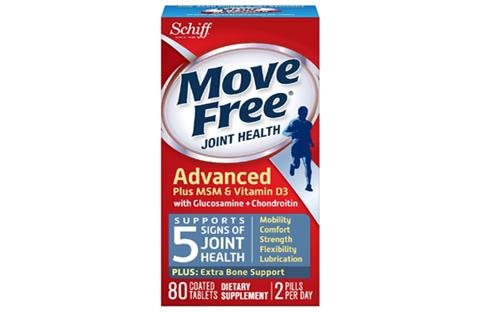 Schiff® Move Free Advanced plus MSM & vitamin D - Đặc trị xương khớp