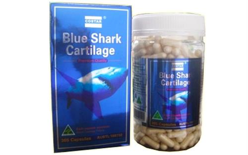 Sụn vi Cá Mập xanh Costar của Úc hộp 365 viên – Blue Shark Cartilage 750mg
