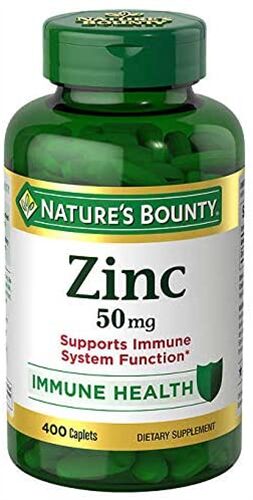 Viên uống bổ sung Nature's Bounty Zinc 50 mg lọ 400 viên của Mỹ
