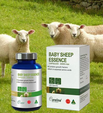 Image result for Viên Nhau Thai Cừu Baby Sheep Essence 33000 Hộp 200 Viên trị nám, trắng da hiệu quả